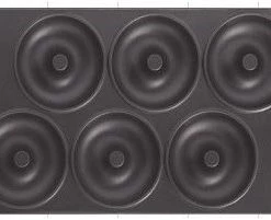 Zubehör Für Küchenkleingeräte Tefal XA8011 Platte Donuts Nr.11 Backuntensil Schwarz/edelstahl