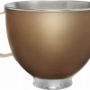 Kochen & Backen Zubehör KitchenAid 5KSM5SSBVG Metallschüssel (4,8l) Küchenmaschinen-Zubehör Gold -Raclette Grills Verkaufsgeschäft dc87323c 7089 4b87 bb8d 424d5c1227bc 600x600