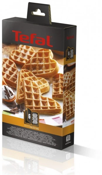 Zubehör Für Küchenkleingeräte Tefal XA8006 Platte Herzwaffeln Nr.6 Backuntensil Schwarz/edelstahl 4 Zubehör Für Küchenkleingeräte Tefal XA8006 Platte Herzwaffeln Nr.6 Backuntensil Schwarz/edelstahl – Bild 2