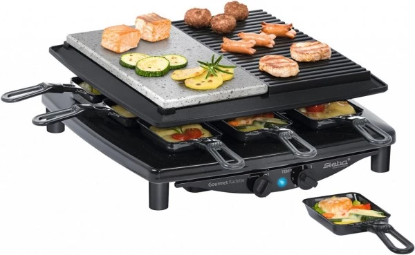 Raclette Grills Steba RC 4 Plus Sonderedition Raclette Schwarz 5 Raclette Grills Steba RC 4 Plus Sonderedition Raclette Schwarz – Bild 3