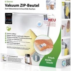 Zubehör Für Küchenkleingeräte Caso Zip-Beutel 27x35cm, 20St. Vakuumier-Zubehör