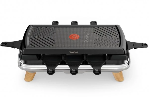 Raclette Grills Tefal RE610D Raclette Gourmet Schwarz/silber 6 Raclette Grills Tefal RE610D Raclette Gourmet Schwarz/silber – Bild 4
