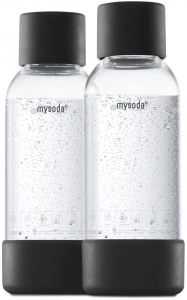 Wasserzubereitung Mysoda Bottle 2 Pack (0,5L) Wasser Zu-/Aufbereiter-Zubehör Black 3 Wasserzubereitung Mysoda Bottle 2 Pack (0,5L) Wasser Zu-/Aufbereiter-Zubehör Black