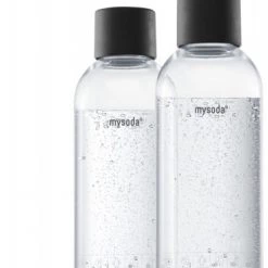 Wasserzubereitung Mysoda Bottle 2 Pack (1L) Wasser Zu-/Aufbereiter-Zubehör Black