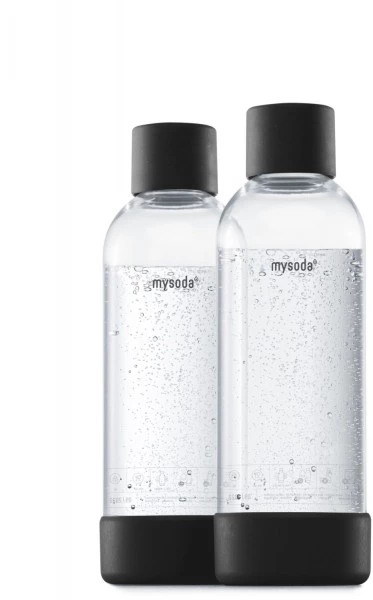 Wasserzubereitung Mysoda Bottle 2 Pack (1L) Wasser Zu-/Aufbereiter-Zubehör Black 3 Wasserzubereitung Mysoda Bottle 2 Pack (1L) Wasser Zu-/Aufbereiter-Zubehör Black
