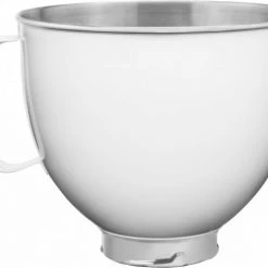 Kochen & Backen Zubehör KitchenAid 5KSM5SSBWH Edelstahlschüssel 4,8L Küchenmaschinen-Zubehör White