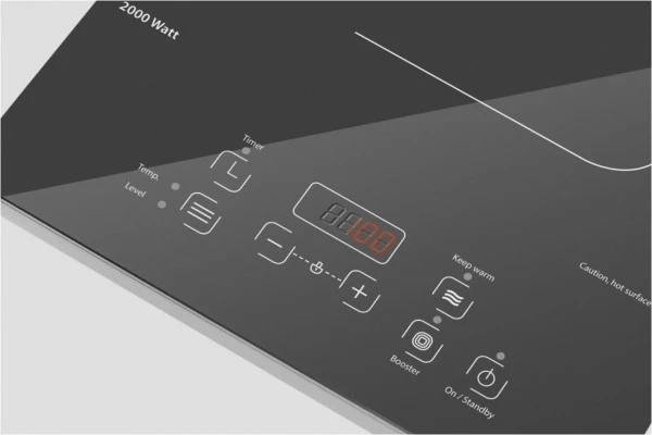 Geschirr- Und Kochplattenwärmer Caso Comfort C 2000 Induktionskochplatte Schwarz 4 Geschirr- Und Kochplattenwärmer Caso Comfort C 2000 Induktionskochplatte Schwarz – Bild 2