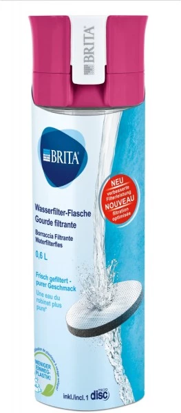 Wasserzubereitung BRITA Wasserfilter-Flasche Pink Wasser Zu-/Aufbereiter-Zubehör 5 Wasserzubereitung BRITA Wasserfilter-Flasche Pink Wasser Zu-/Aufbereiter-Zubehör – Bild 3