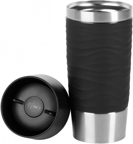 Kochen & Backen Zubehör Emsa Travel Mug Waves 0,36L Isolierbecher Schwarz 6 Kochen & Backen Zubehör Emsa Travel Mug Waves 0,36L Isolierbecher Schwarz – Bild 4